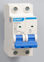 Авт. выкл. NXB-63 2P 10A 6кА х-ка C (CHINT)