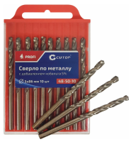 Сверло по металлу Cutop Profi с кобальтом 5%, 8,5 x 117 мм (5 шт)