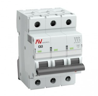 Авт.выкл. 3Р 10A 6кА C AV-6 EKF AVERES