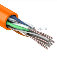 UTP 4PR 23AWG CAT6 нг(А)-HF информационный(0,57мм медь) (305м/бухта) REXANT