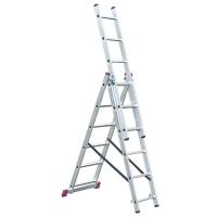 Алюминевая двухсекционная лестница Krause Corda 2х11, 