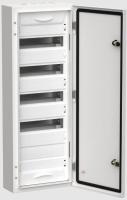TITAN 5 Корпус металлический ЩРн-60 (1х60) 835х310х140мм IP54 белый (одна дверь) IEK