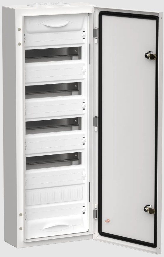TITAN 5 Корпус металлический ЩРн-60 (1х60) 835х310х140мм IP54 белый (одна дверь) IEK