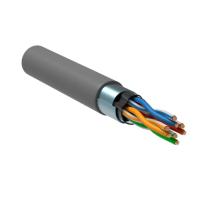 ITK Витая пара F/UTP кат. 5E 4х2х0,52 solid LSZH нг(А)-HF серый (305м) РФ