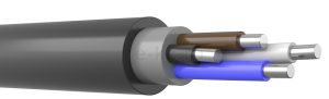 Кабель АВВГ 4х10 ок(N)-0,66 МелПром