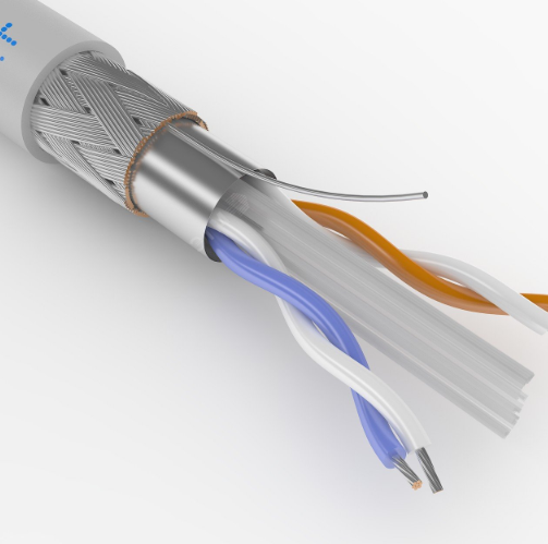 витая пара экранированная U/FTP категория 6 4 пары (23 AWG) одножильный (solid) каждая пара в фольге