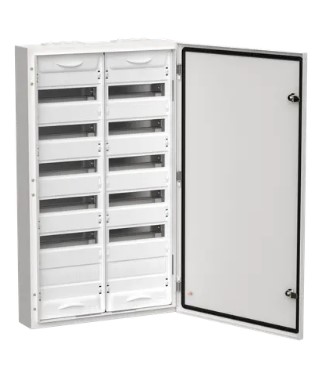 TITAN 5 Корпус металлический ЩРн-144 (2х72) 960х570х140мм IP54 белый (одна дверь) IEK