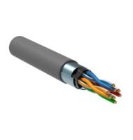 ITK Витая пара F/UTP кат. 5E 4х2х0,52 solid PVC серый (305м) РФ