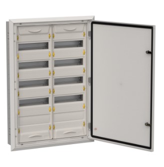 TITAN 5 Корпус металлический ЩРв-120 (2х60) 880х625х130мм IP31 серый (одна дверь) IEK