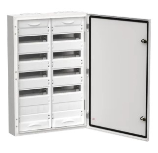 TITAN 5 Корпус металлический ЩРн-120 (2х60) 835х570х140мм IP54 белый (одна дверь) IEK
