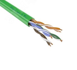 Кабель (провод) ParLan U/UTP категория 5e PVCLS нг(A)-LSLTx 4х2х0.52мм 108771 Паритет