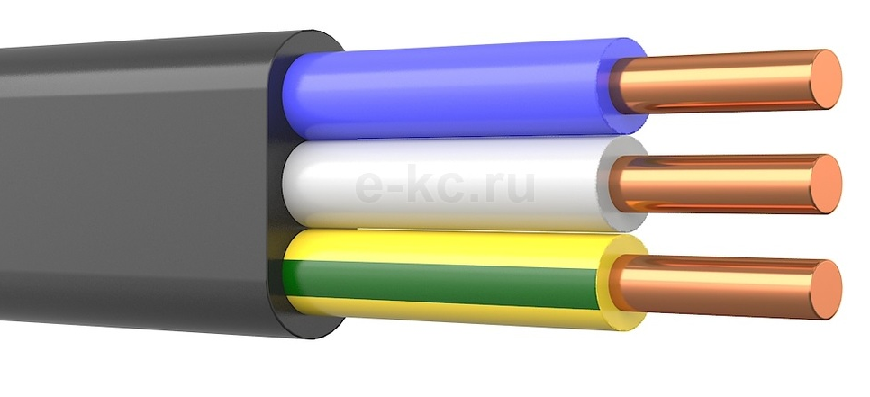 Кабель силовой ВВГ-Пнг(А)-LSLTx 3х1.5 ТЕХНОКАБЕЛЬ