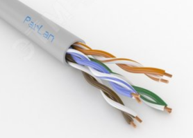 Кабель (провод) ParLan U/UTP категория 5e 4х2х0.52 PVC 121718 Паритет
