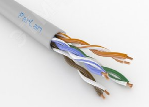 Кабель (провод) ParLan U/UTP категория 5e 4х2х0.52 PVC 121718 Паритет