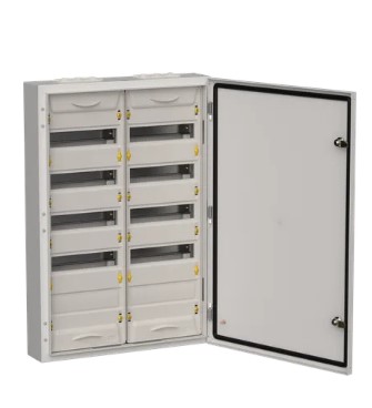 TITAN 5 Корпус металлический ЩРн-120 (2х60) 835х570х140мм IP54 серый (одна дверь) IEK