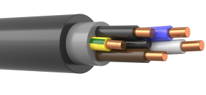 Кабель силовой ППГнг(A)-HF 5х10ок  ЦВЕТЛИТ КЗ