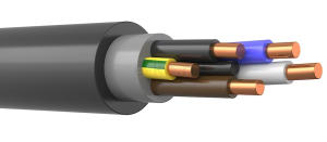 Кабель силовой ППГнг(А)-HF 5х6(ок)  Ивановский кабельный
