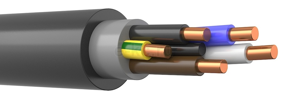 Кабель силовой ППГнг(A)-HF 5х2.5ок  ЦВЕТЛИТ КЗ