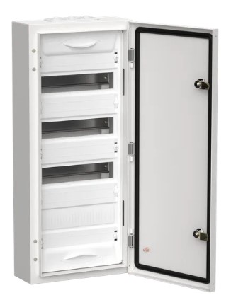 TITAN 5 Корпус металлический ЩРн-48 (1х48) 710х310х140мм IP54 белый (одна дверь) IEK