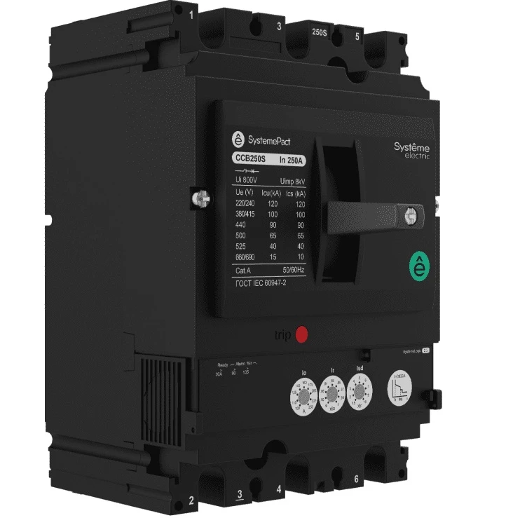АВТ.ВЫКЛ SYSTEMEPACT CCB250 36KA 3P3D TMD250 РЫЧАГ