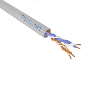 Кабель (провод) ParLan U/UTP Cat5e 2х2х0.52 PVC (305м) 102441 Паритет
