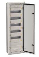 TITAN 5 Корпус металлический ЩРв-72 (1х72) 1005х365х130мм IP31 серый (одна дверь) IEK