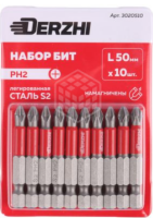 Бита TORX T30 L50мм легированная сталь S2 Derzhi