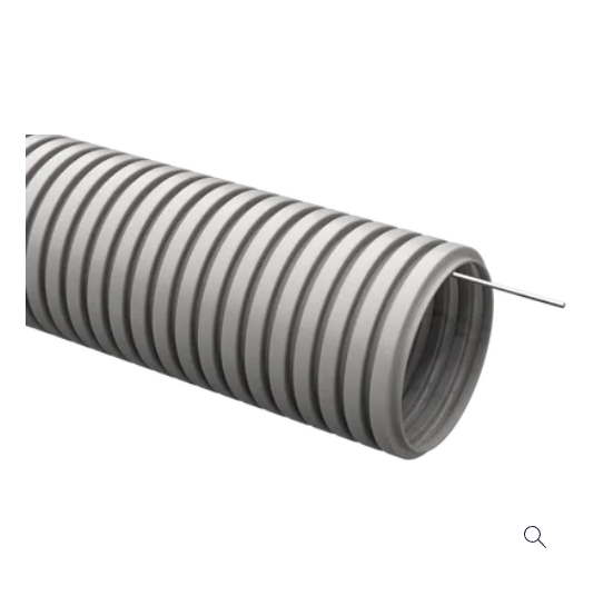 Труба гофрированная с зондом ПВХ d20 ИЭК_(100м) &