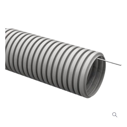 Труба гофрированная с зондом ПВХ d25 ИЭК_(50м) &