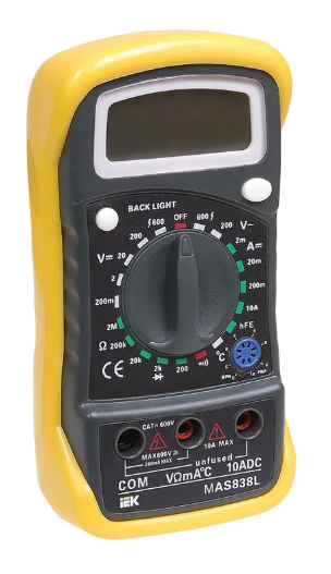 Мультиметр цифровой Master MAS838L IEK #(1/40)