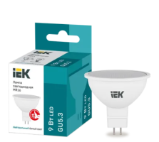 Лампа LED MR16 софит 9Вт 230В 6500К GU5.3 IEK