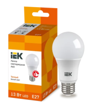 Лампа светодиодная ECO A60 шар 13Вт 230В 3000К E27 IEK