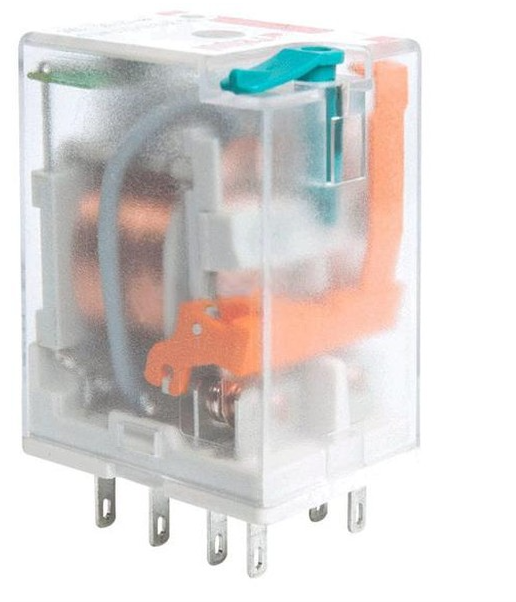 R2N-2012-23-5230-WTL реле 2C/O,230VAC,конт.12A,LED
