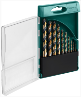 KRAFTOOL COBALT-8,10 шт,(1-10 мм),сталь М42,HSS-Co(8%),набор сверл по металлу