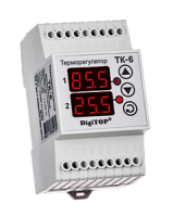 Терморегулятор ТК-6   20 A     DIN  4P  -55° +125 ° двухканальный