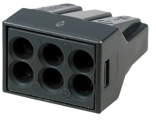 Клеммы WAGO 773-306 (6Х2,5мм2 с пастой) (упаковка 50шт.)