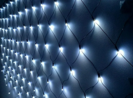 Гирлянда светодиодная " Сетка " (В240)240 LED, 2*2 м, мультиколор, с контроллером, IP20
