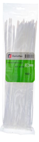 Стяжки нейлоновые КСС 5*350 (б) (100шт.)