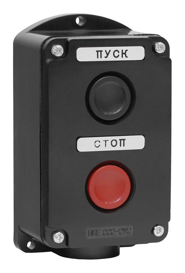 Кнопочный пост ПКЕ 222-2У2  пуск-стоп (карболит)