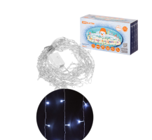 Гирлянда светодиодная "Занавес" 1,5х1,5 м, 168LED, белый, 8 режимов, 250 В, IP20, TDM