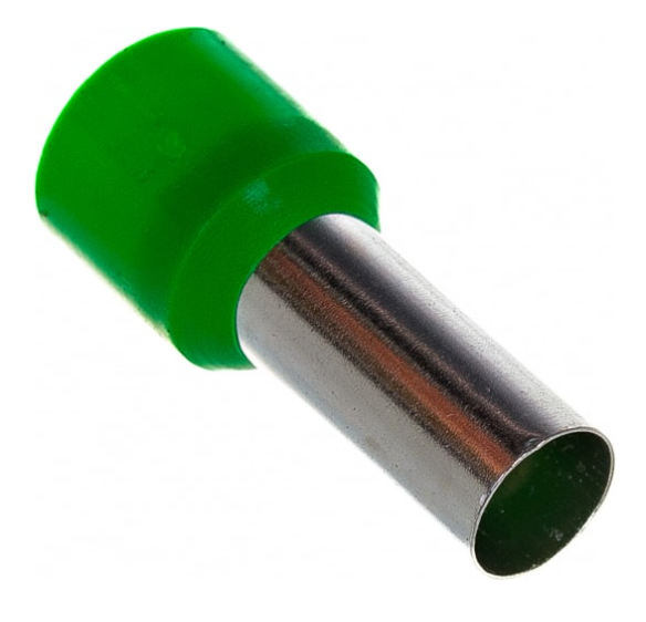 Изолированный наконечник втулочный e.terminal.stand.e25-16.green 25,0 кв.мм, зеленый