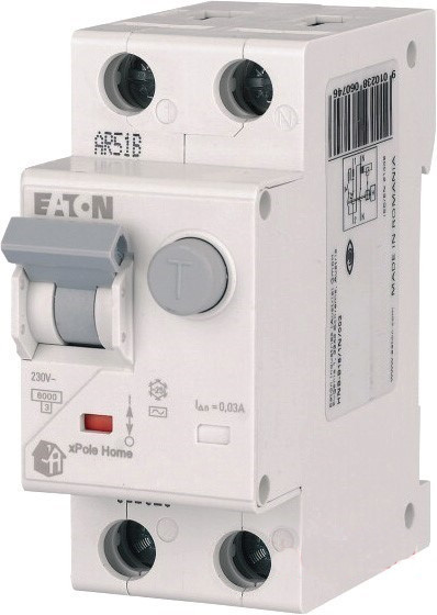 Eaton Дифференциальный автомат PFL 6-6А / 1N / C / 0.03