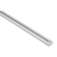 LIGHTING Шинопровод осветительный однофазный 1,5м белый в комплекте с токовводом и заглушкой IEK