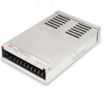 Драйвер 350Вт 24V для светодиодной ленты Meanwell ERP-350-24 IP20 221x130x48мм без активного охлаждения ERP-350-24 Вартон