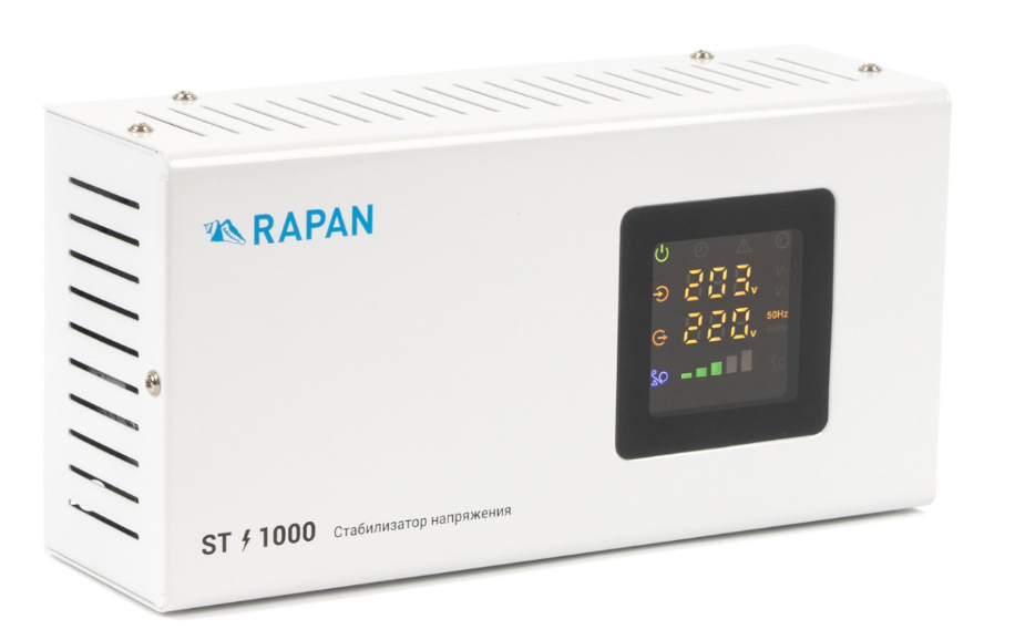 CТАБИЛИЗАТОР НАПРЯЖЕНИЯ RAPAN ST-1000 (100 – 260 В)