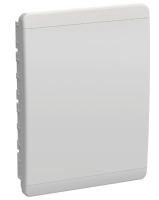 TEKFOR Корпус пластиковый ЩРВ-П-54 IP41 белая дверь IEK
