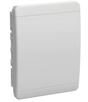 TEKFOR Корпус пластиковый ЩРВ-П-24 IP41 белая дверь IEK