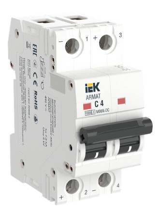 ARMAT Автоматический выключатель M06N-DC 2P C 4А IEK