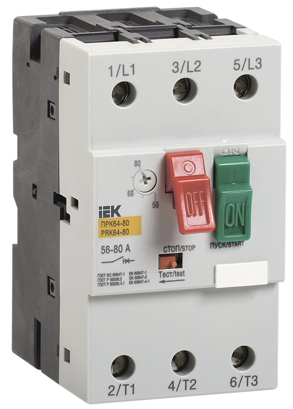 Пускатель ПРК64-25 In=25A Ir=16-25A Ue 660В IEK