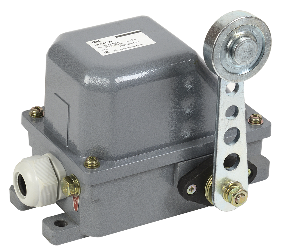 КУ-701 У1, рычаг с роликом, 10А, IP44, 2 эл. цепи IEK
